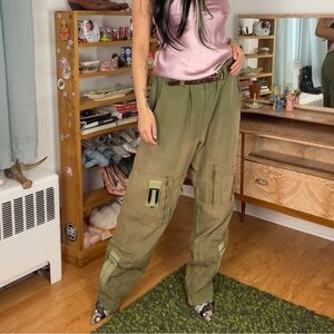 VINTAGE CARGO PANTS MILITARY
